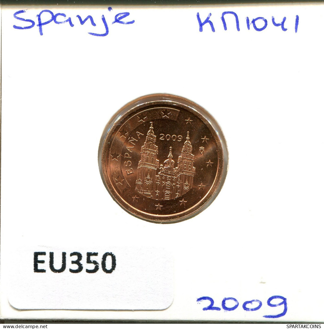 2 EURO CENTS 2009 ESPAGNE SPAIN Pièce #EU350.F.A - Spagna