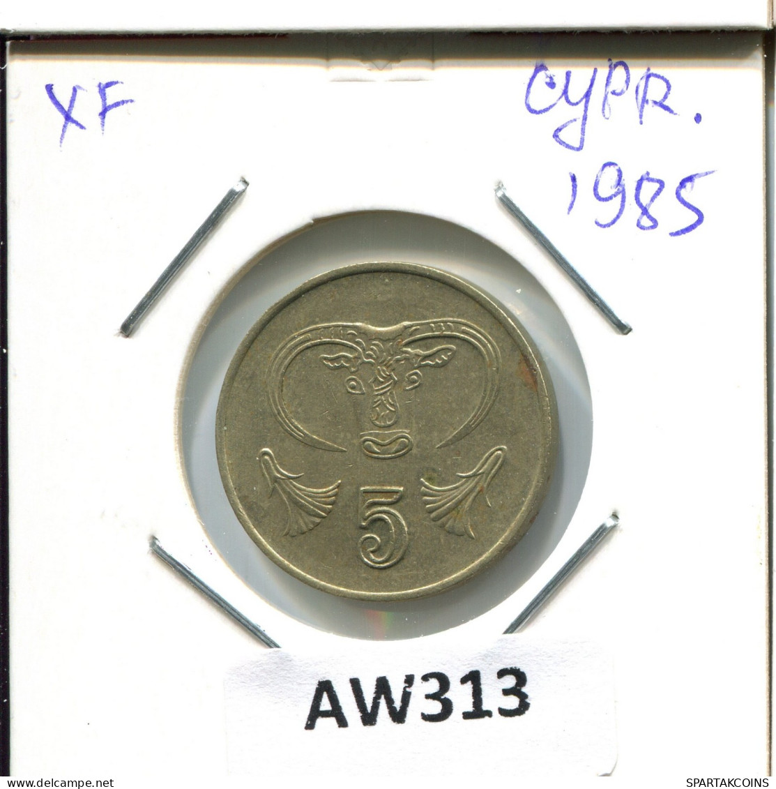 5 CENTS 1985 ZYPERN CYPRUS Münze #AW313.D.A - Chypre