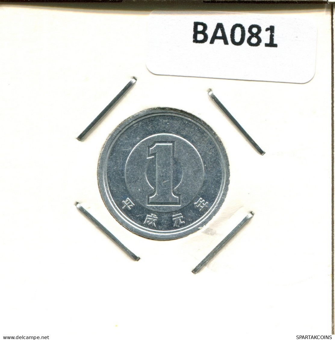 1 YEN 1989 JAPON JAPAN Pièce #BA081.F.A - Japón