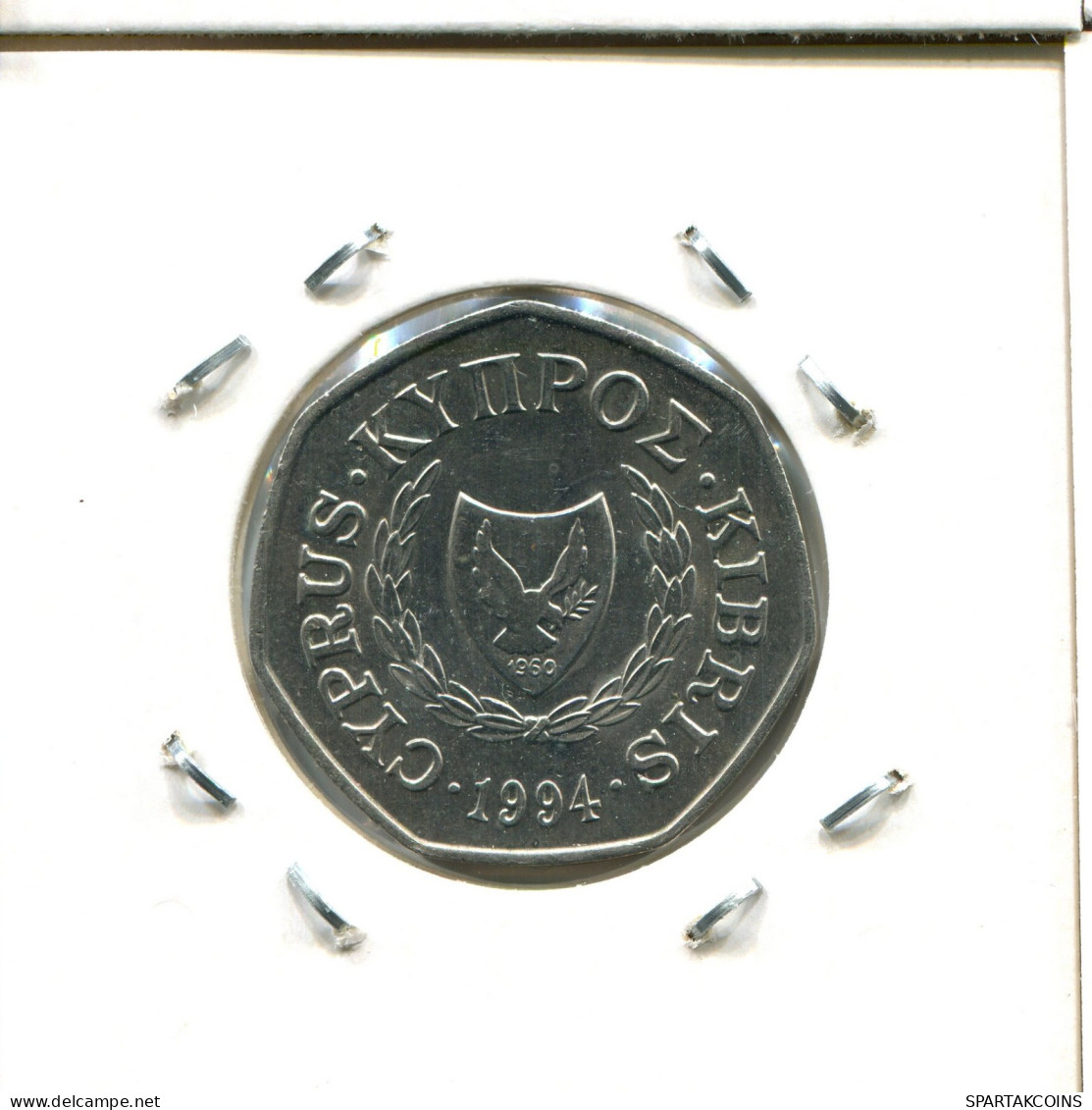 50 CENTS 1994 ZYPERN CYPRUS Münze #AW319.D.A - Zypern
