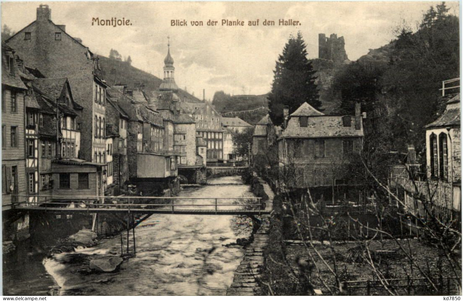 Montjoie - Monschau, Blick Von Der Planke Auf Den Haller - Monschau