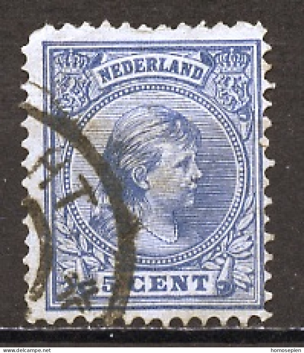 Pays Bas - Netherlands - Niederlande 1891-97 Y&T N°35 - Michel N°35 (o) - 5c Reine Wilhelmine - Gebruikt