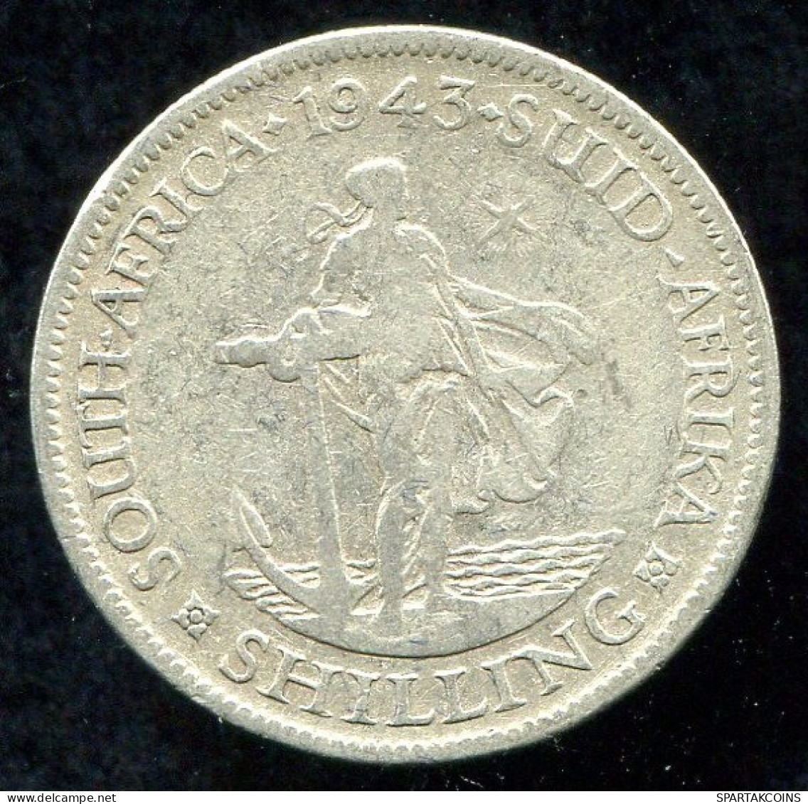 1 SHILLING 1943 SUDAFRICA SOUTH AFRICA Moneda PLATA #W10442.8.E.A - South Africa