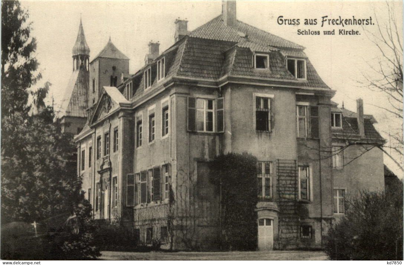 Gruss Aus Freckenhorst, Schloss Und Kirche - Warendorf