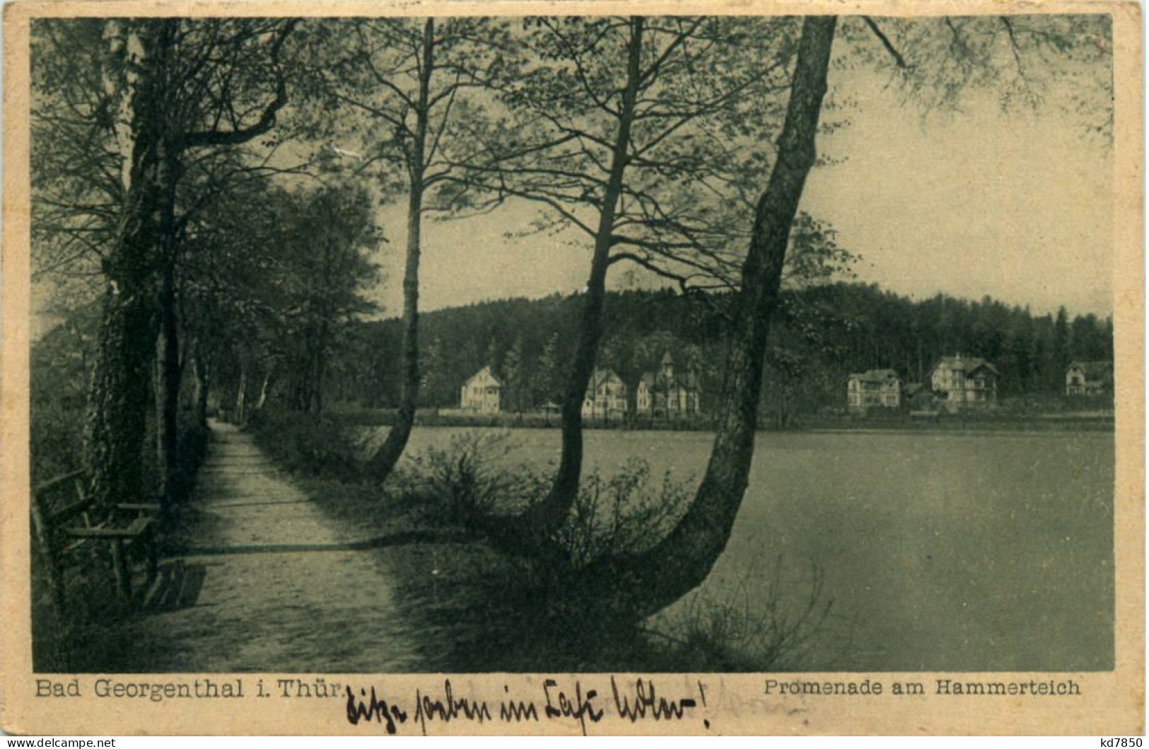 Bad Georgenthal, Promenade Am Hammerteich - Georgenthal