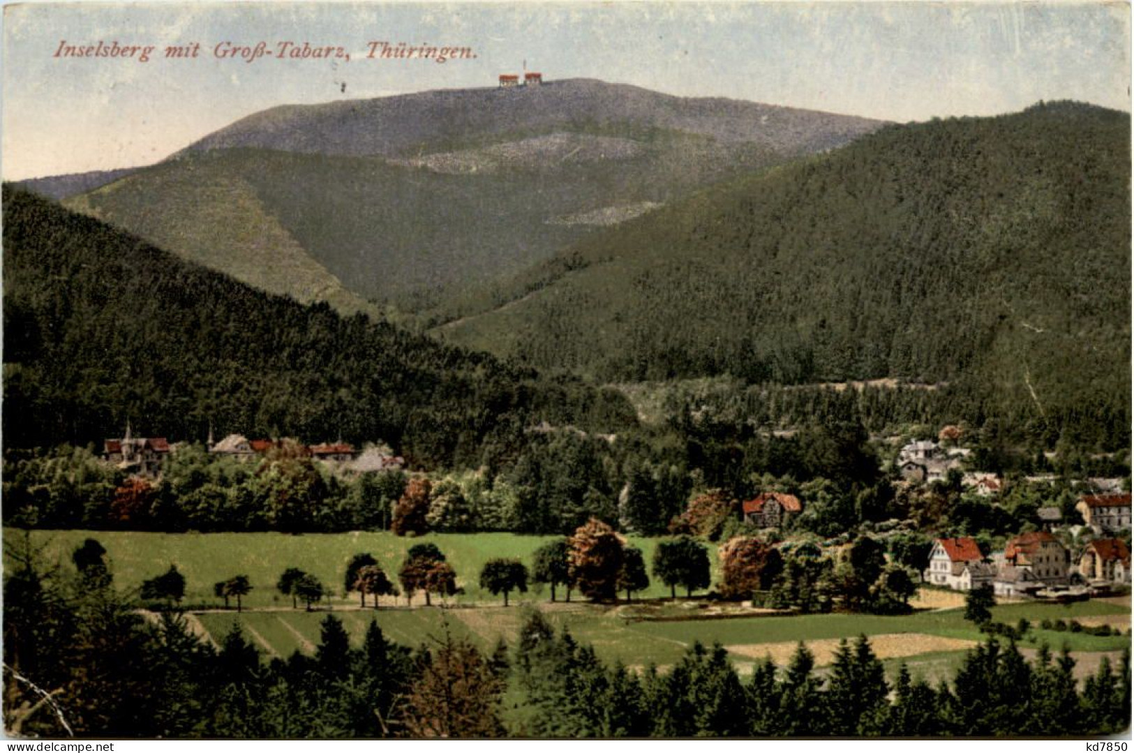 Tabarz, Inselsberg Mit Gross-Tabarz - Tabarz