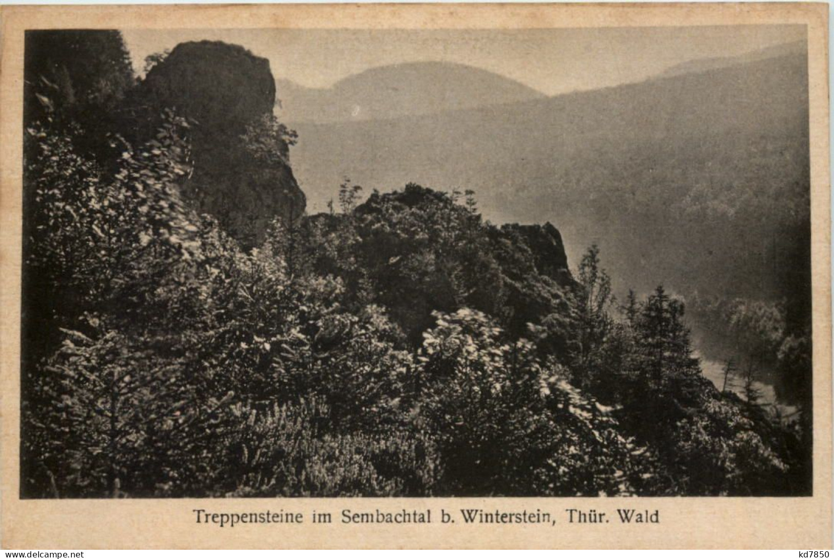 Winterstein/Thür. Wald, Treppensteine Im Sembachtal - Waltershausen