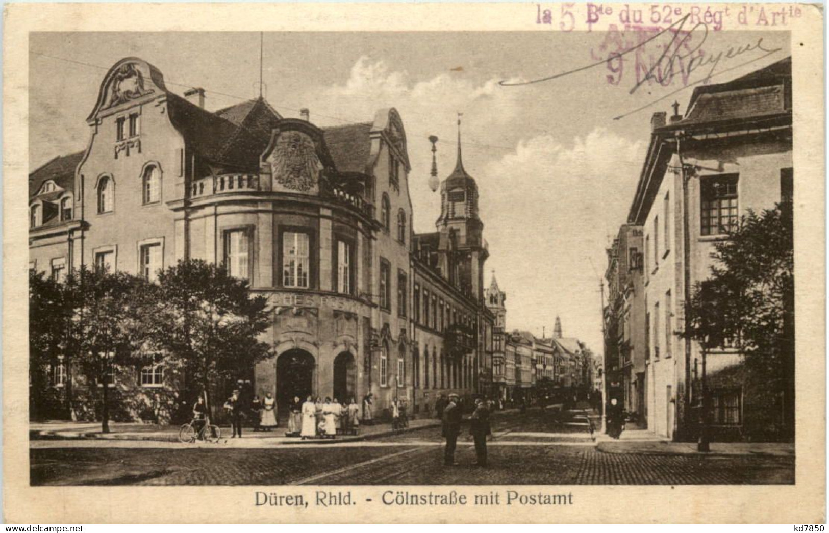 Düren, Cölnstrasse Und Postamt - Dueren