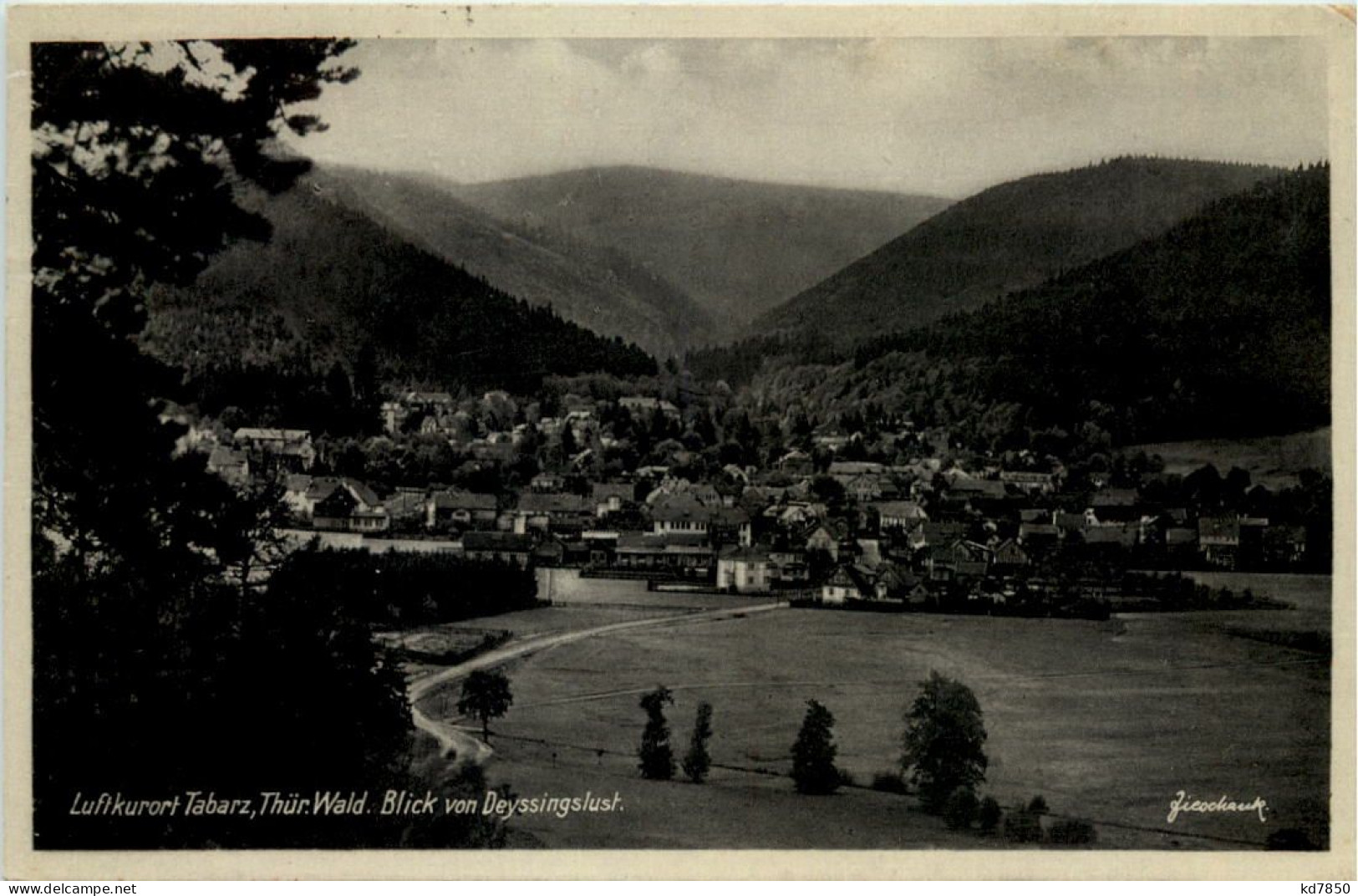 Tabarz, Blick Vom Deyssingslust - Tabarz