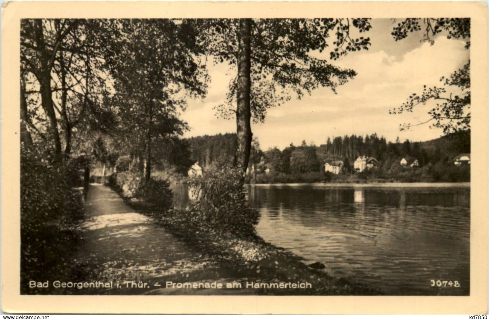 Georgenthal In Thüringen, Promenade Am Hammerteich - Georgenthal