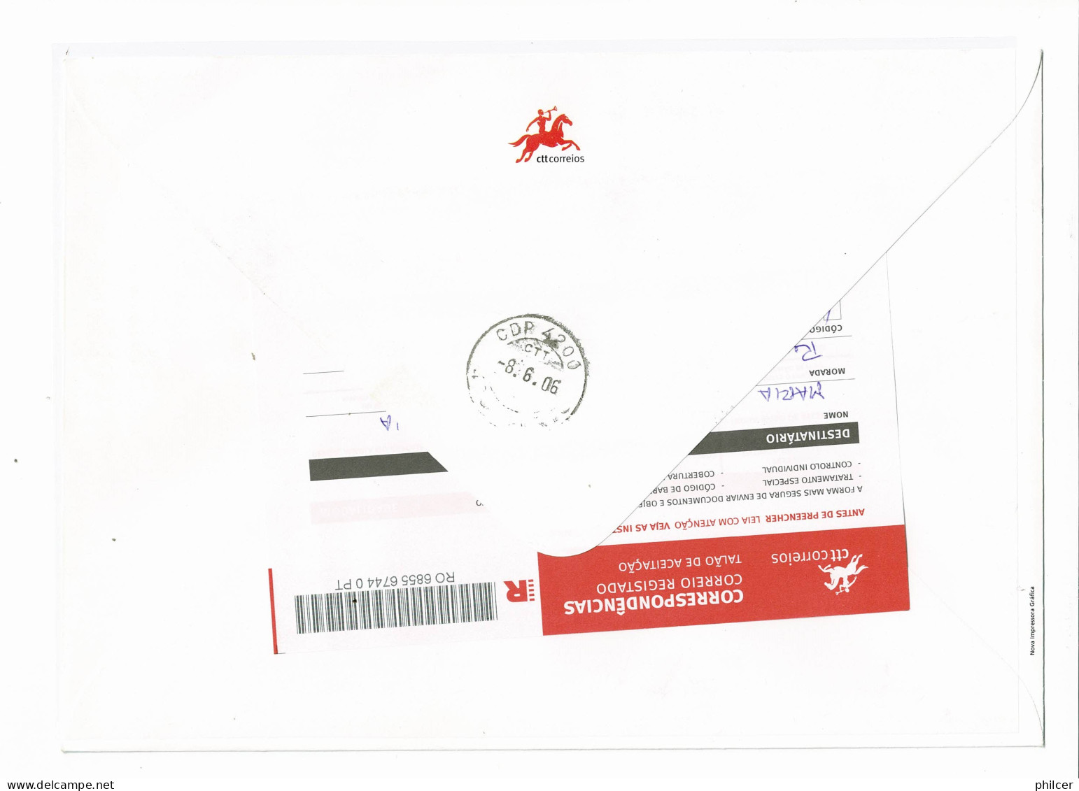 Portugal, 2006, # B337, Para O Porto - Covers & Documents