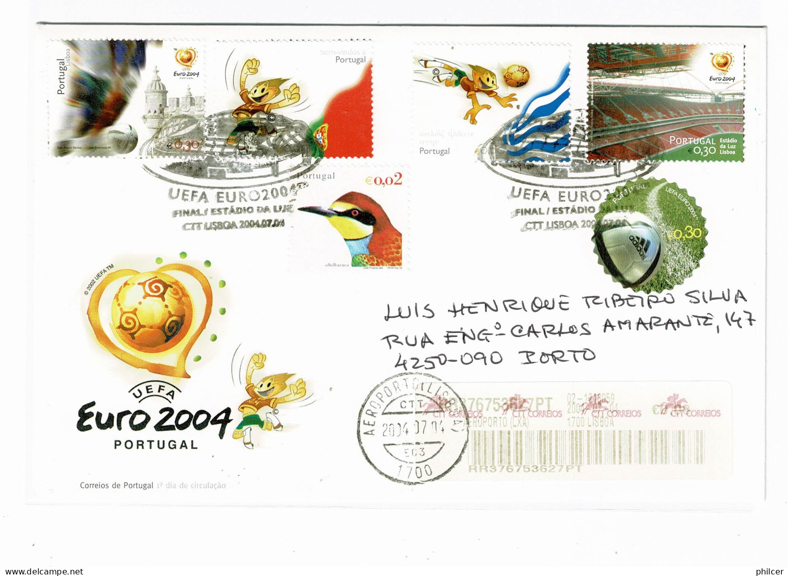 Portugal, 2004, # 3083, Para O Porto - Covers & Documents