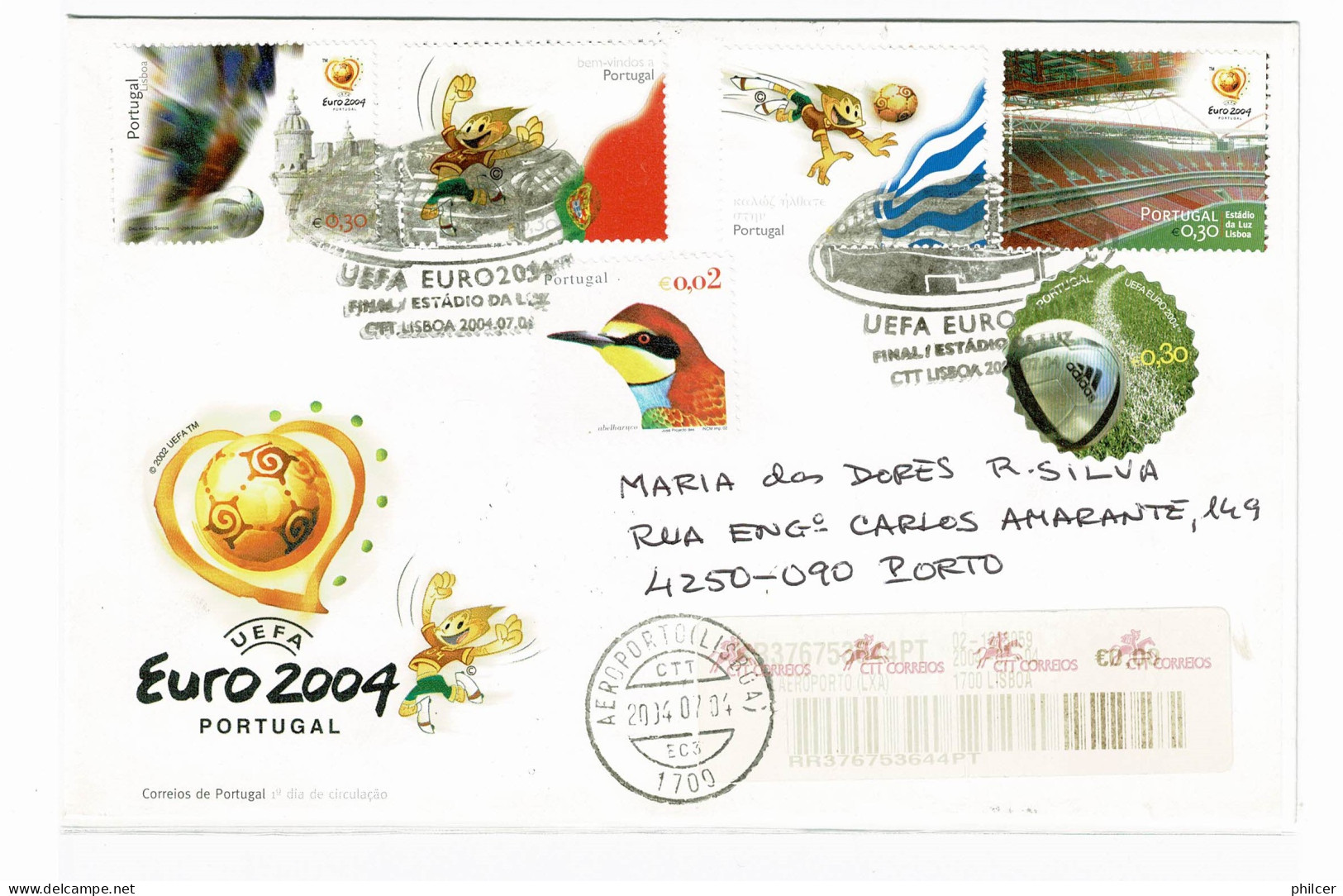 Portugal, 2004, # 3083, Para O Porto - Storia Postale