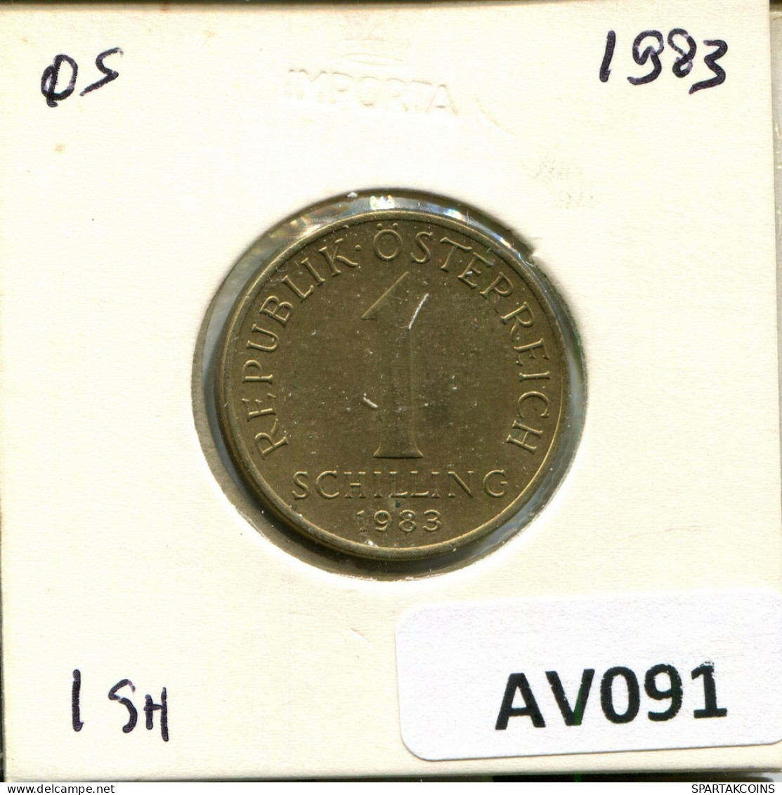 1 SCHILLING 1983 AUSTRIA Moneda #AV091.E.A - Autriche