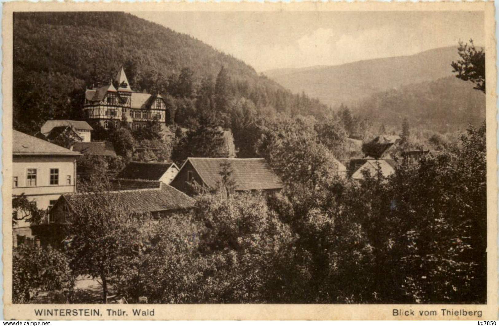 Winterstein/Thür. Wald, Blick Vom Thielberg - Waltershausen