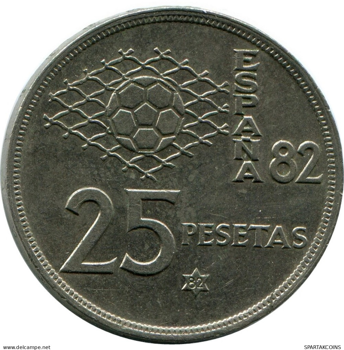 25 PESETAS 1982 ESPAÑA Moneda SPAIN #AR183.E.A - 25 Pesetas