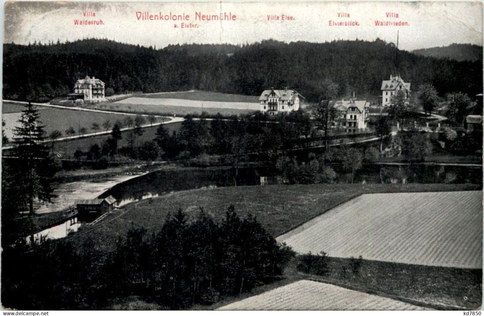 Villenkolonie Neumühle A. Elster - Greiz - Greiz