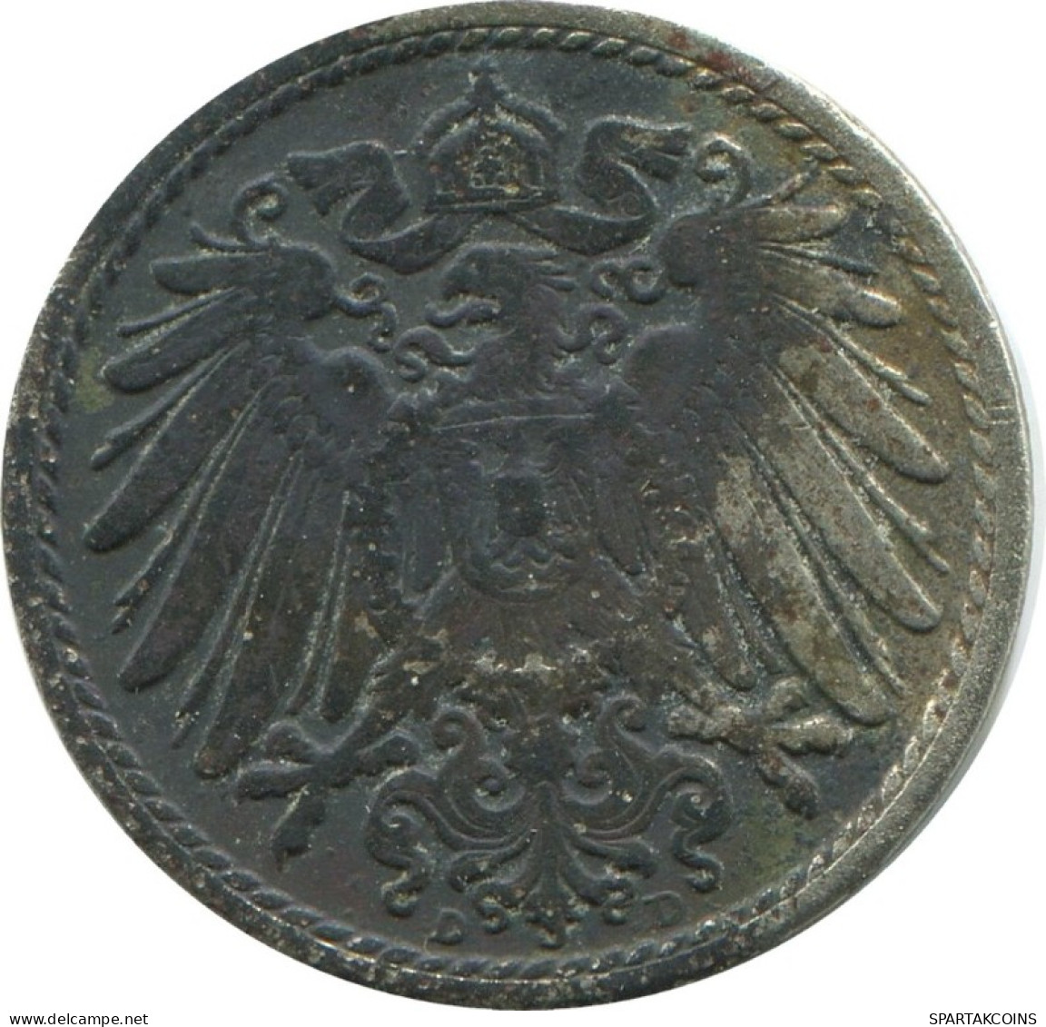 5 PFENNIG 1912 D ALLEMAGNE Pièce GERMANY #AD548.9.F.A - 5 Pfennig