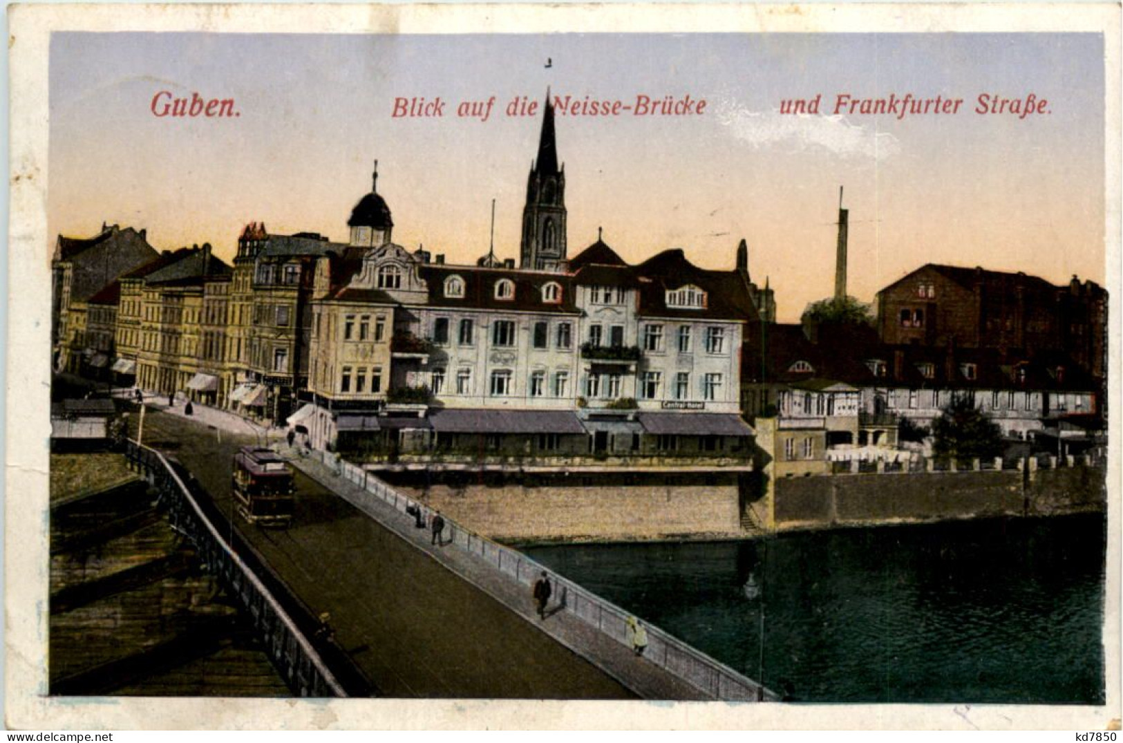 Guben - Neisse Brücke Und Frankfurter Strasse - Guben