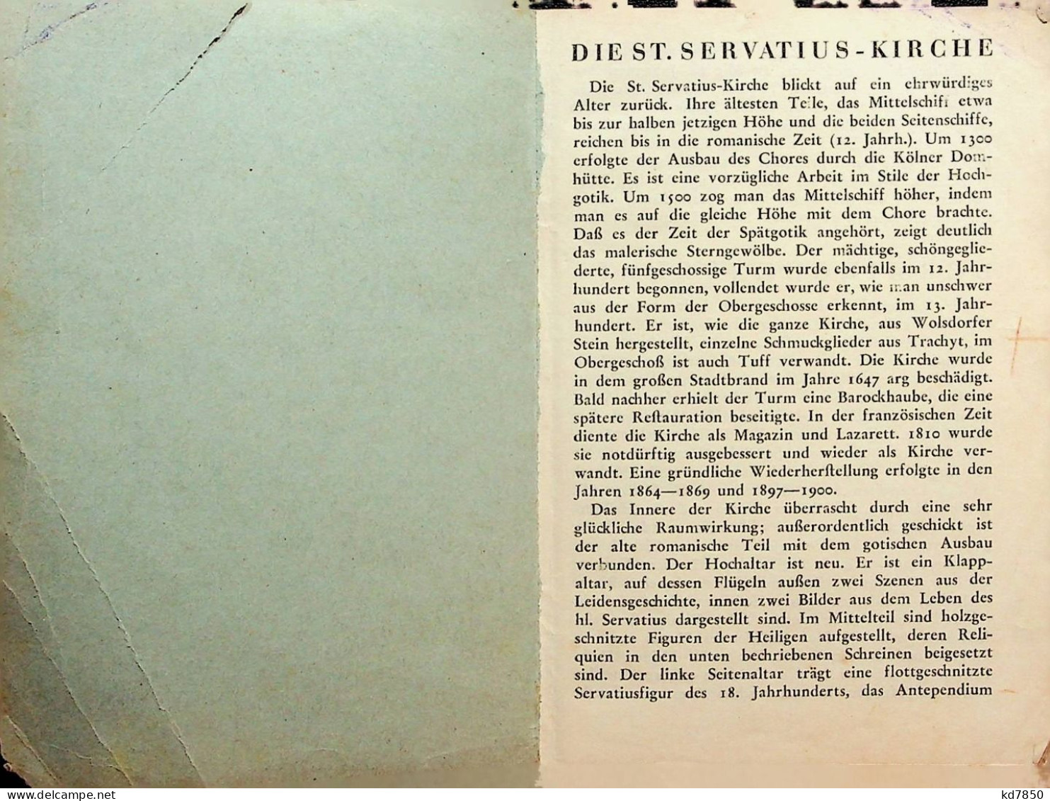 Siegburg - Kirche Und Kirchenschatz - Booklet Mit 10 AK - Siegburg