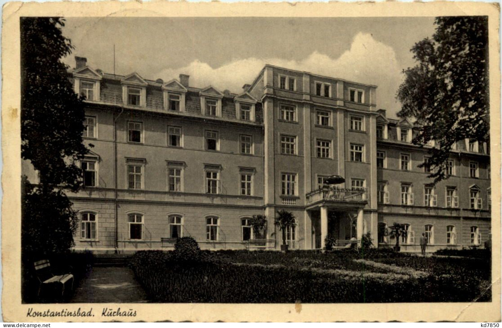 Konstantinsbad Sudetengau - Kurhaus - Sudeten