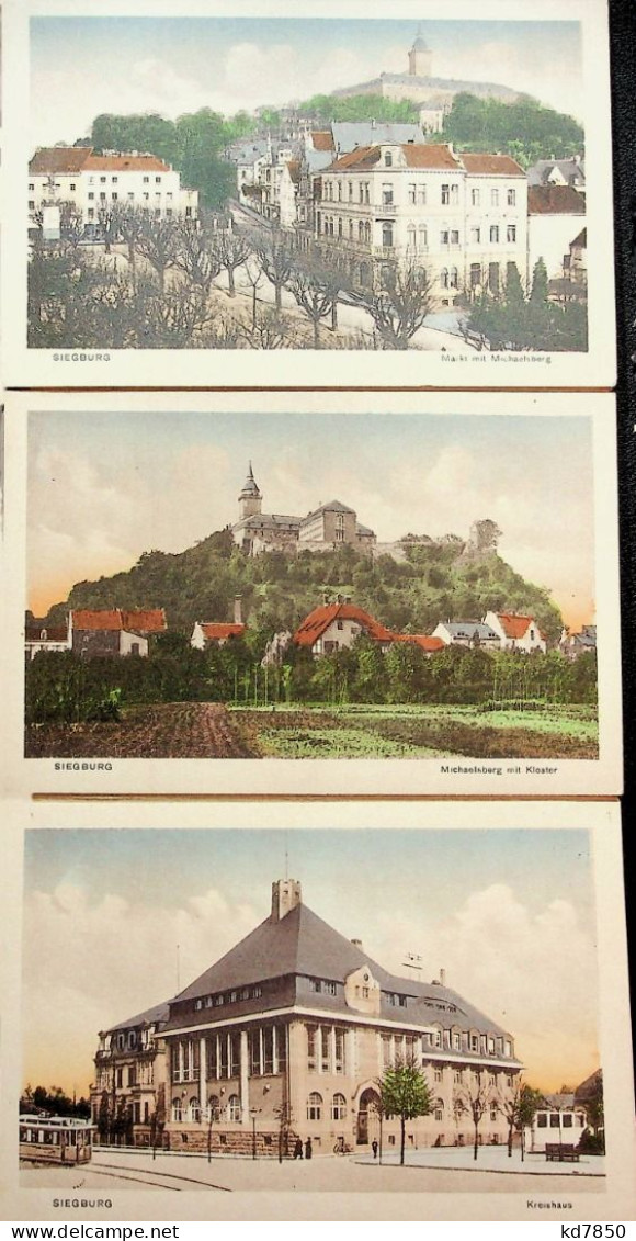 Andenken An Siegburg - Kirche Und Kirchenschatz - Booklet Mit 10 AK - Siegburg