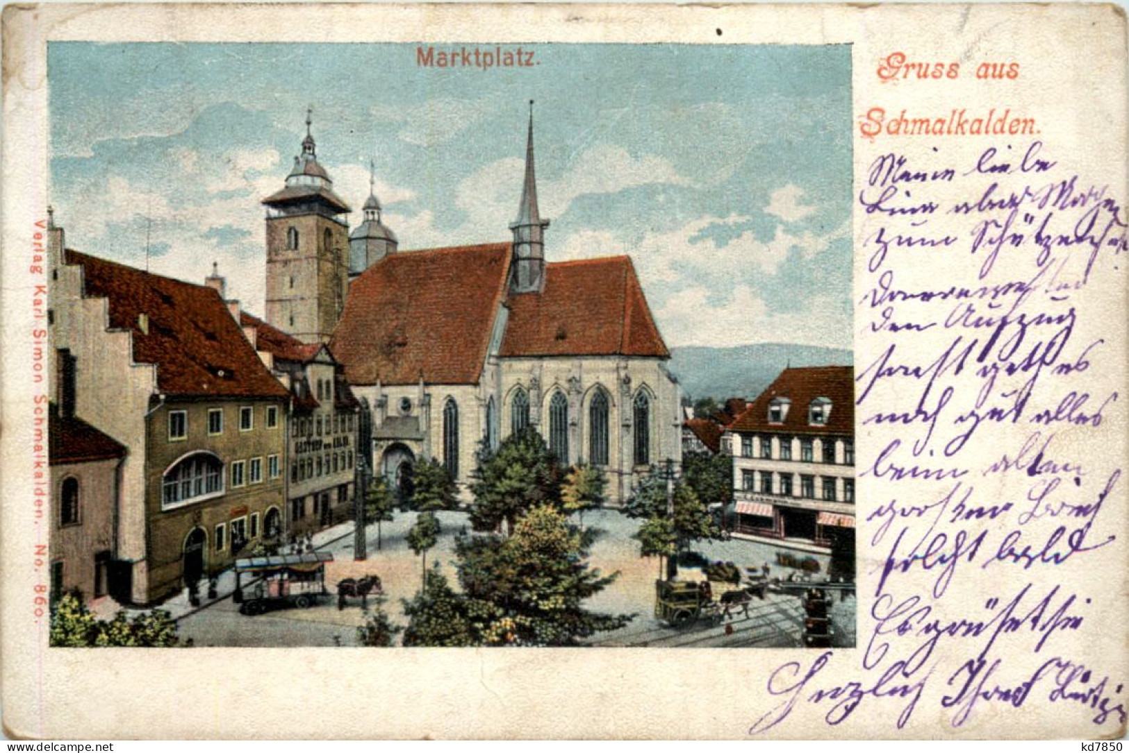 Gruss Aus Schmalkalden - Marktplatz - Schmalkalden