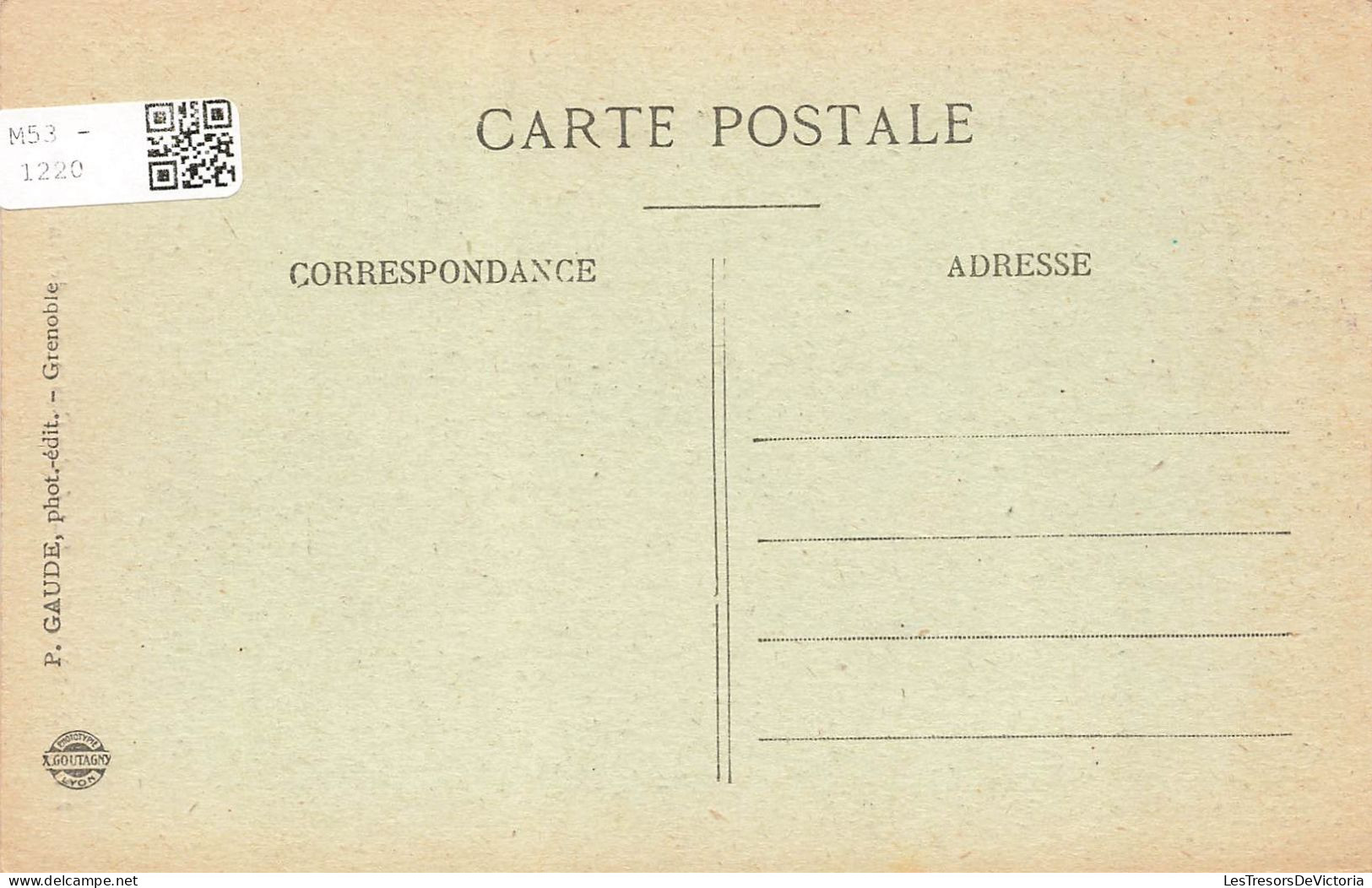 FRANCE - Sassenage - Entrée Des Cuves - Vue De L'intérieure - Animé - Escalier - Carte Postale Ancienne - Sassenage