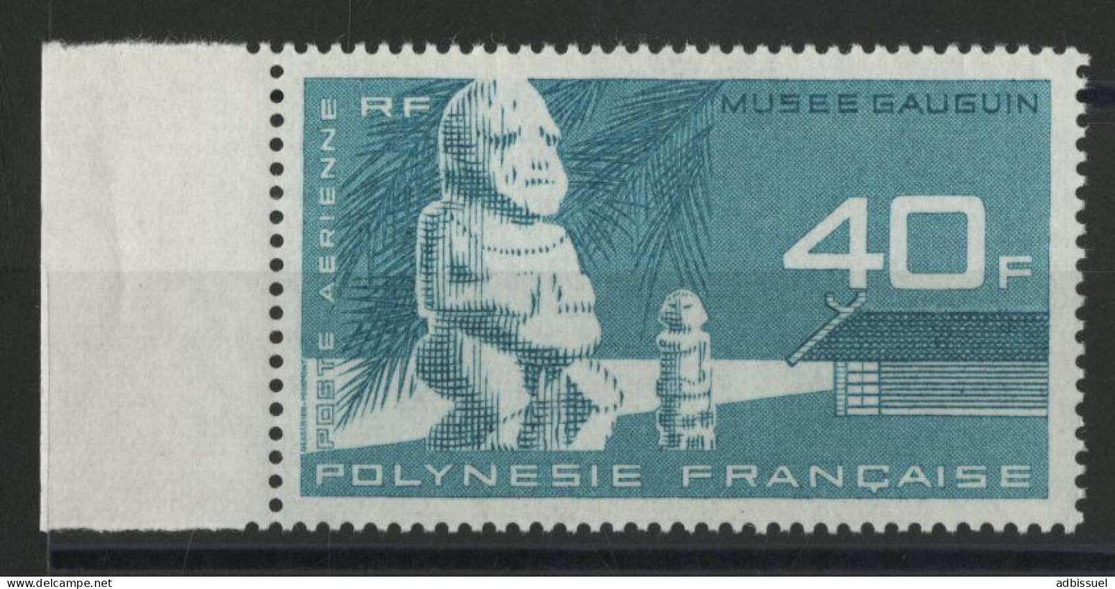 POLYNESIE Poste Aérienne PA N° 12 "GAUGUIN" Neuf ** (MNH) Cote 18,50 € Avec Bord De Feuille  TB - Nuovi