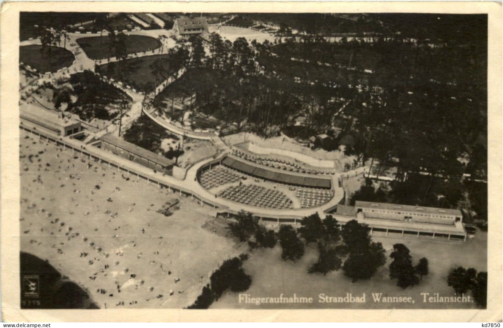 Fliegeraufnahme Strandbad Wannsee - Wannsee