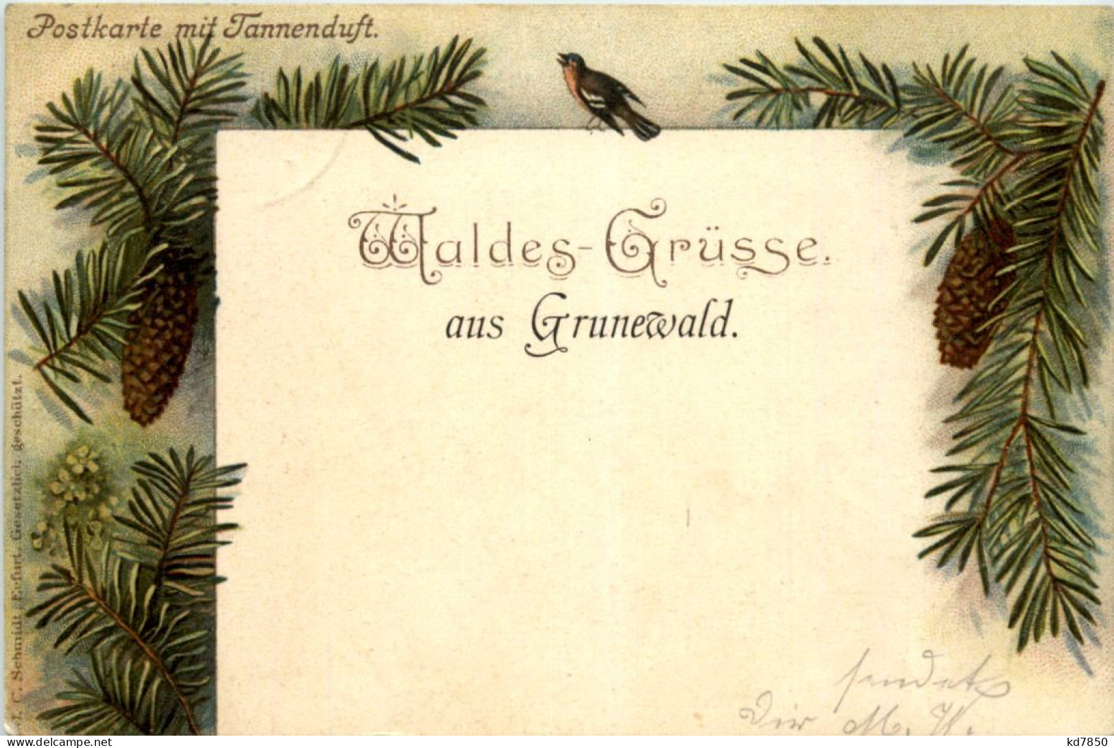 Waldes-Grüsse Aus Grunewald - Litho - Grunewald