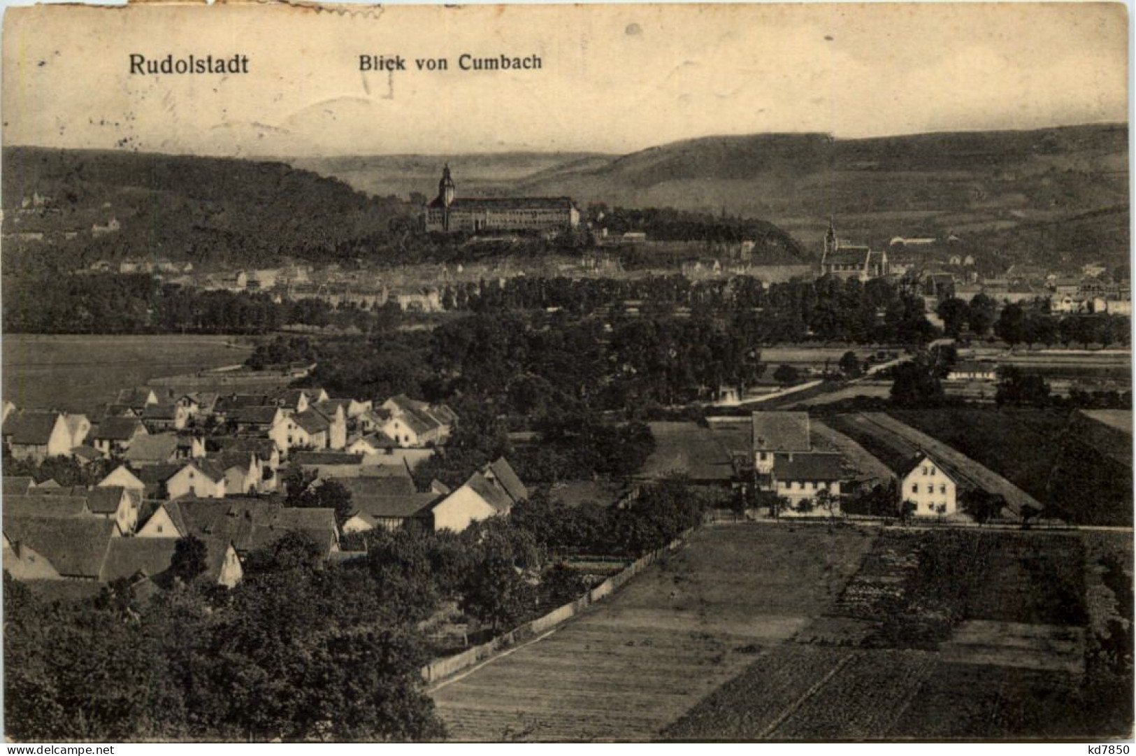 Rudolstadt, Blick Von Cumbach - Rudolstadt