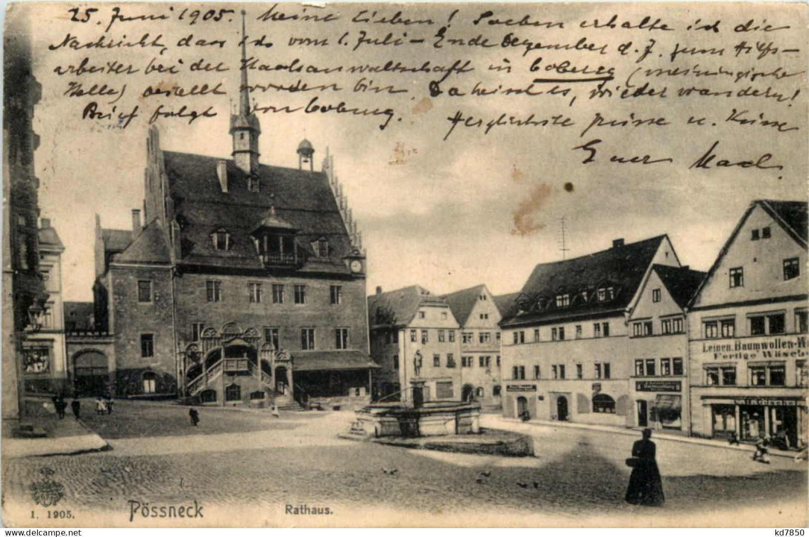 Pössneck, Rathaus - Poessneck