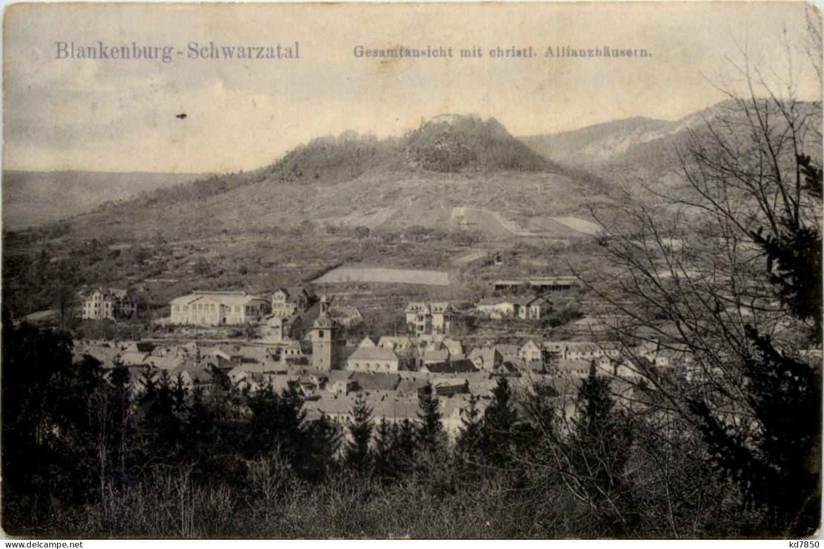 Bad Blankenburg, Gesamtansicht Mit Christl. Allianzhäusern - Bad Blankenburg