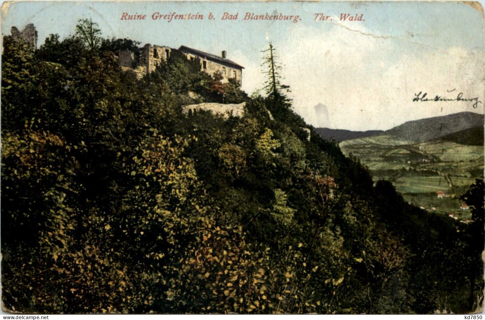 Bad Blankenburg, Burgruine Greifenstein, - Bad Blankenburg