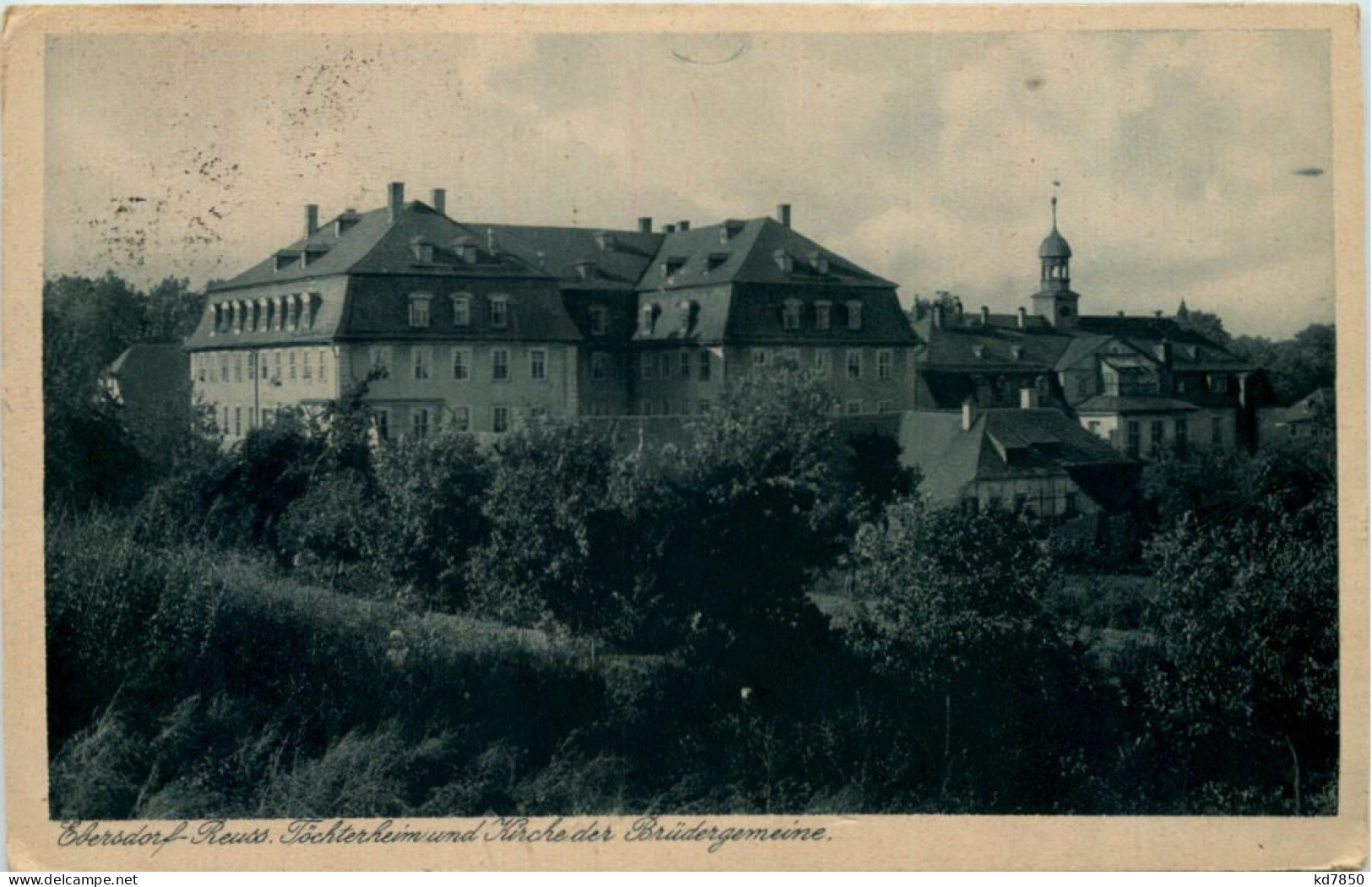 Ebersdorf-Reuss, Töchterheim Und Kirche Der Brüdergemeine - Ebersdorf