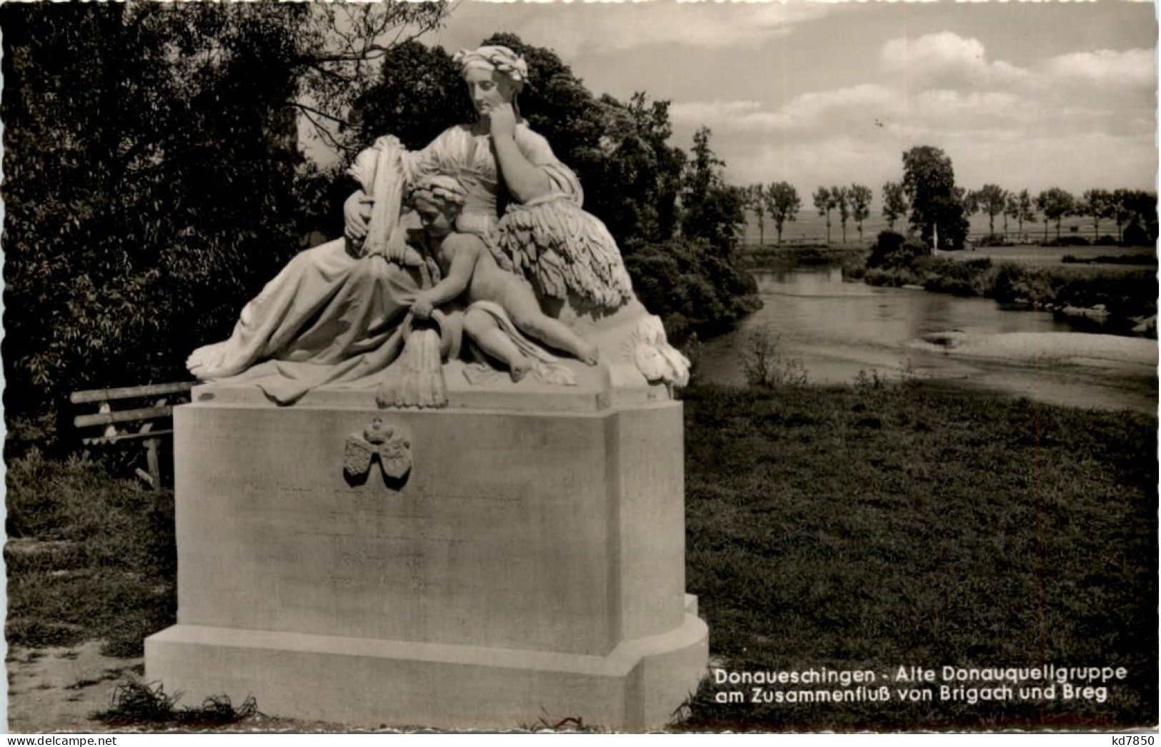 Donaueschingen, Alte Donauquellgruppe Am Zusammenflus Von Brigach U. Bre - Donaueschingen