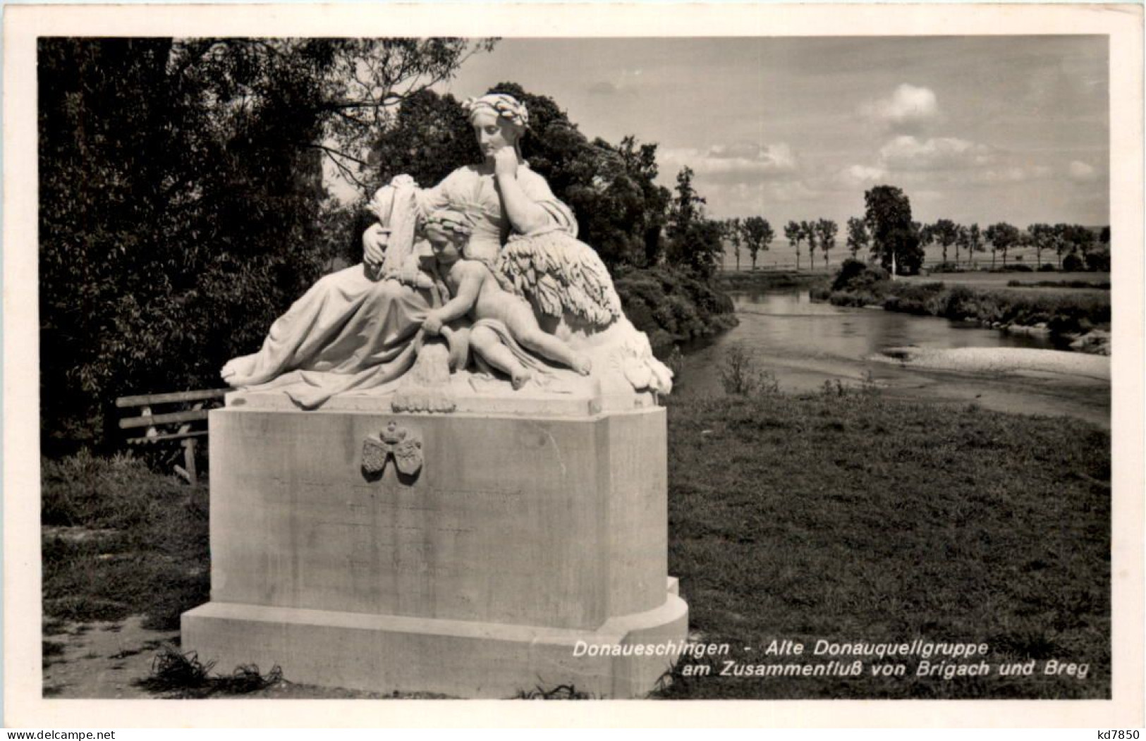 Donaueschingen, Alte Donauquellgruppe Am Zusammenflus Von Brigach U. Bre - Donaueschingen