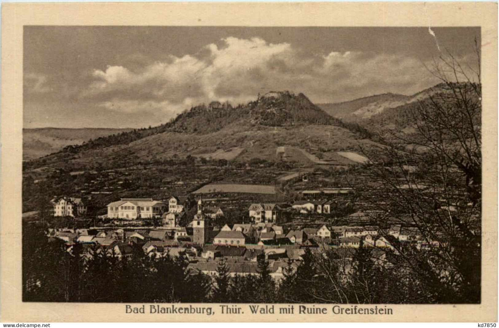 Bad Blankenburg, Mit Ruine Greifenstein - Bad Blankenburg