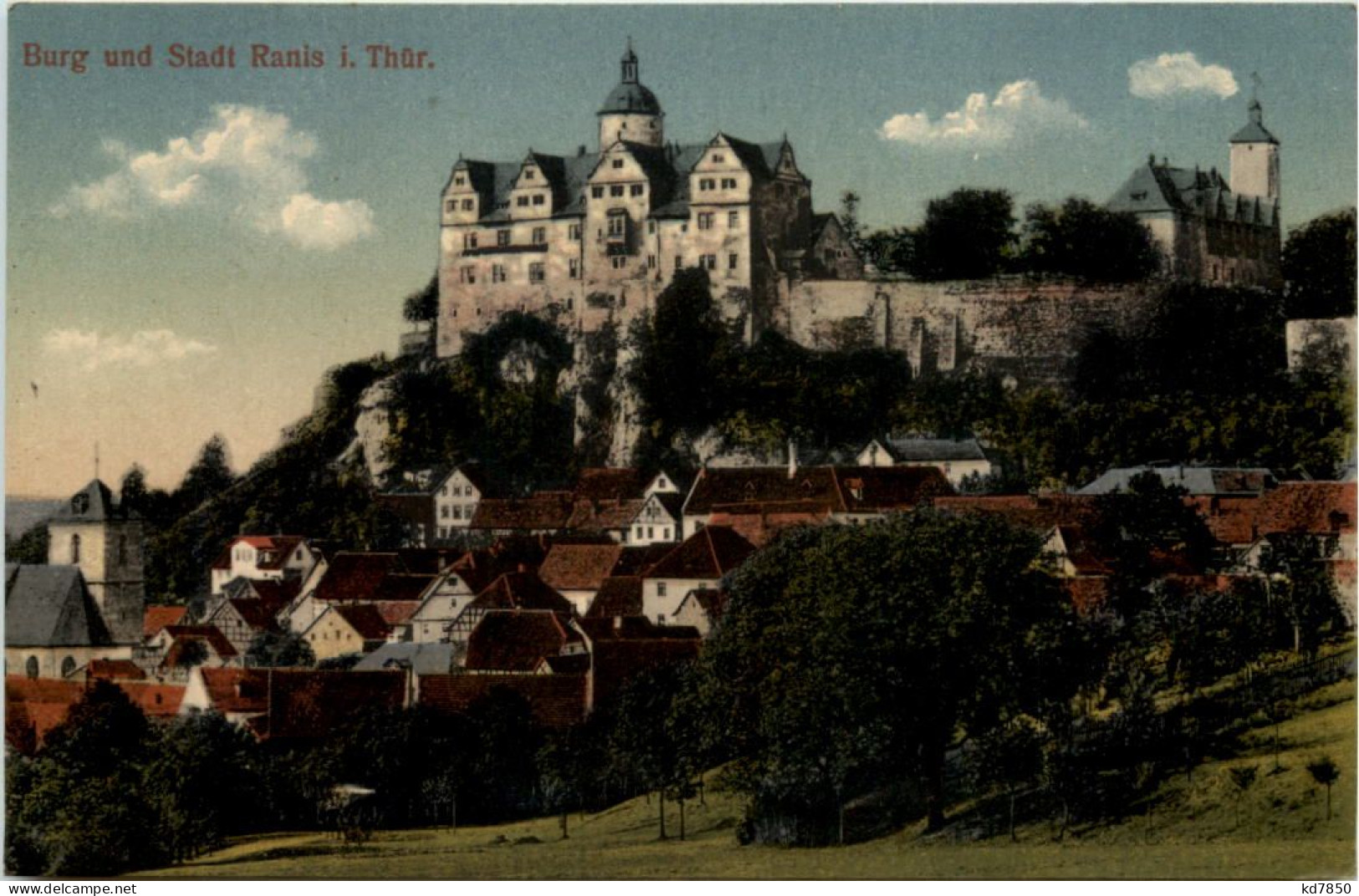 Burg Ranis I. Thür., - Pössneck - Poessneck