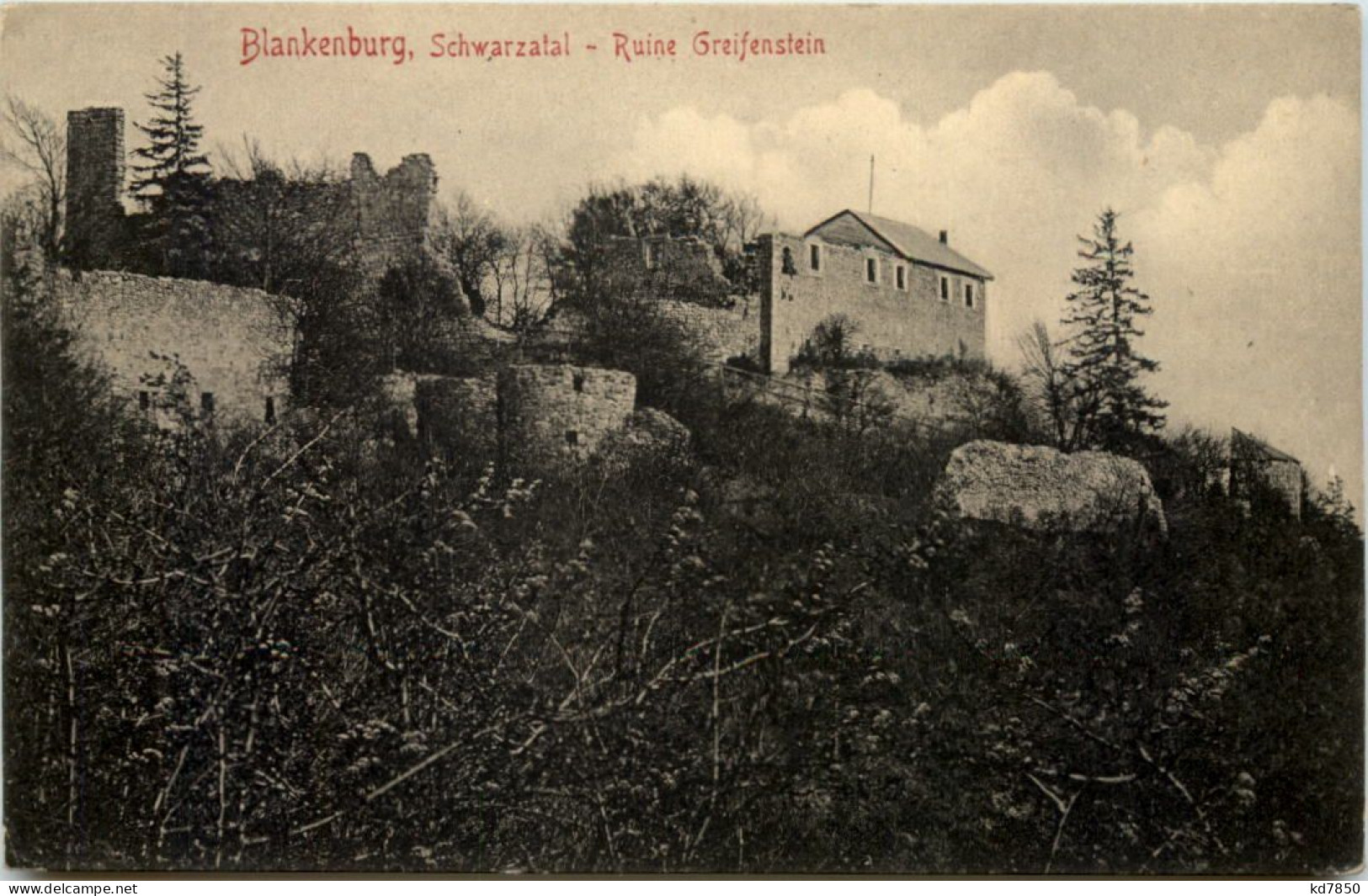 Bad Blankenburg - Ruine Greifenstein, - Bad Blankenburg
