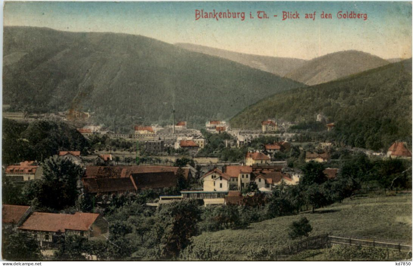 Bad Blankenburg, Blick Auf Den Goldberg - Bad Blankenburg