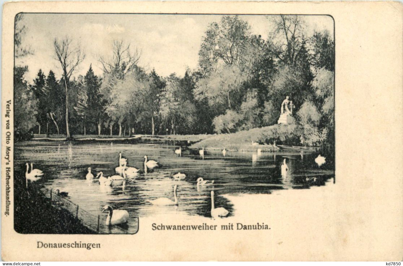 Donaueschingen, Schwanenweiher Mit Danubia - Donaueschingen