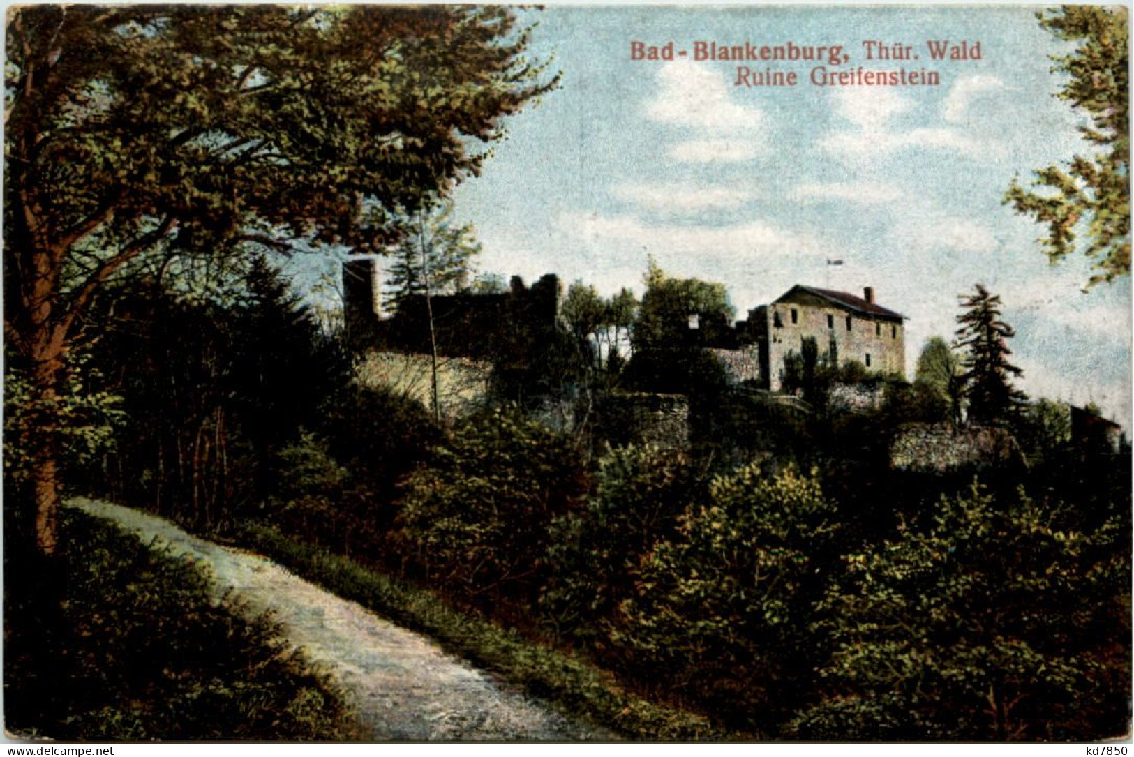 Bad Blankenburg - Ruine Greifenstein, - Bad Blankenburg