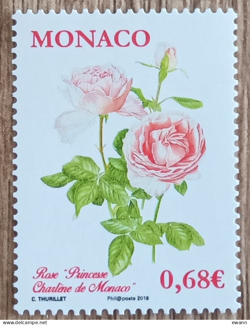 Monaco - YT N°3007 - Flore / Fleurs / Roses Princesse Charlène De Monaco - 2015 - Neuf - Unused Stamps