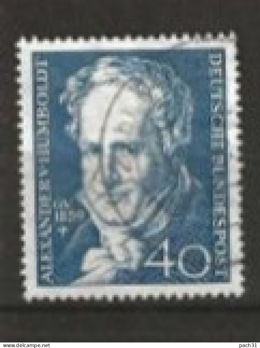 RFA N° YT 180 Oblitéré  1959  An. Mort Von Humboldt - Gebraucht