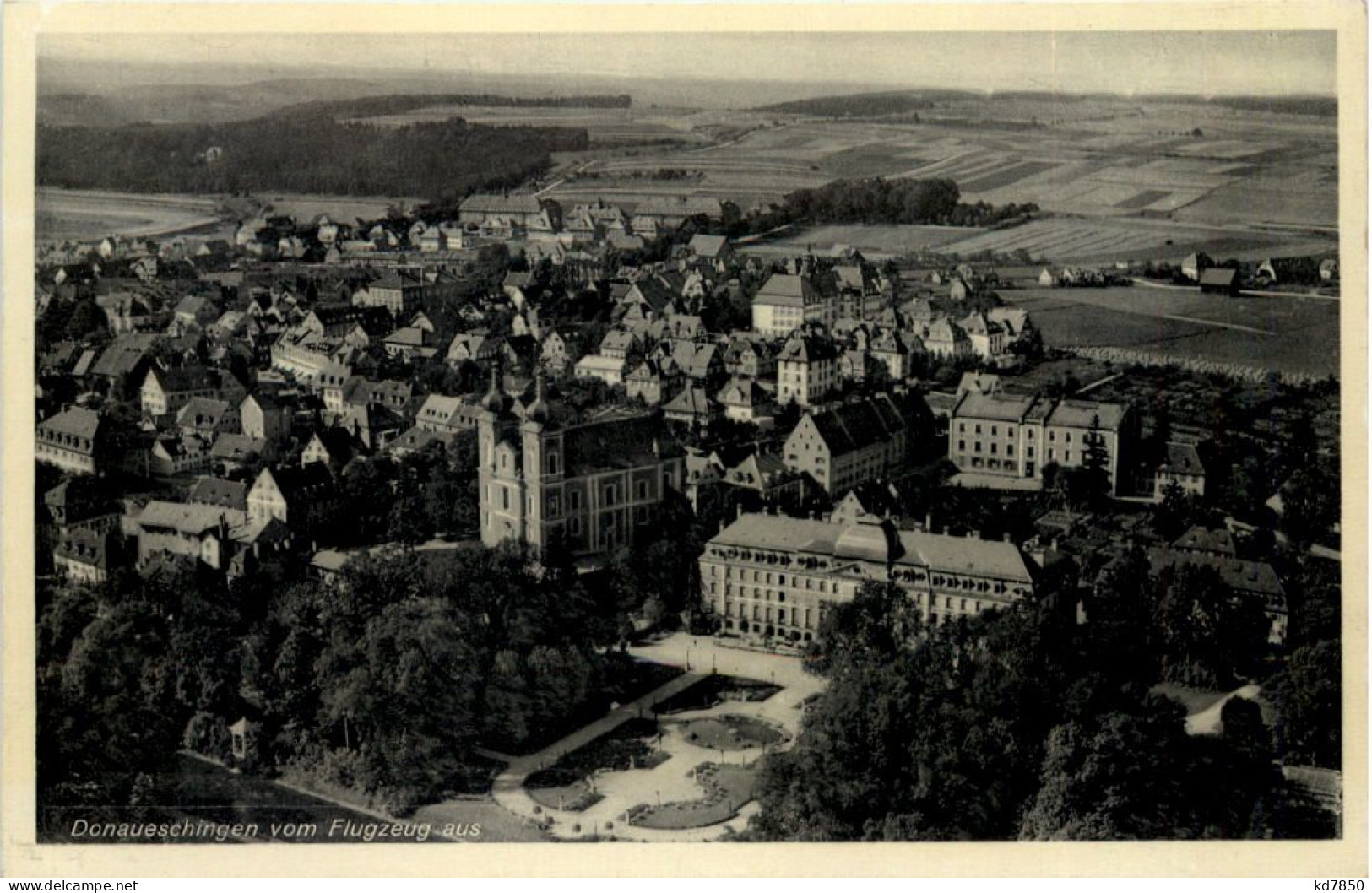 Donaueschingen, Vom Flugzeug Aus - Donaueschingen