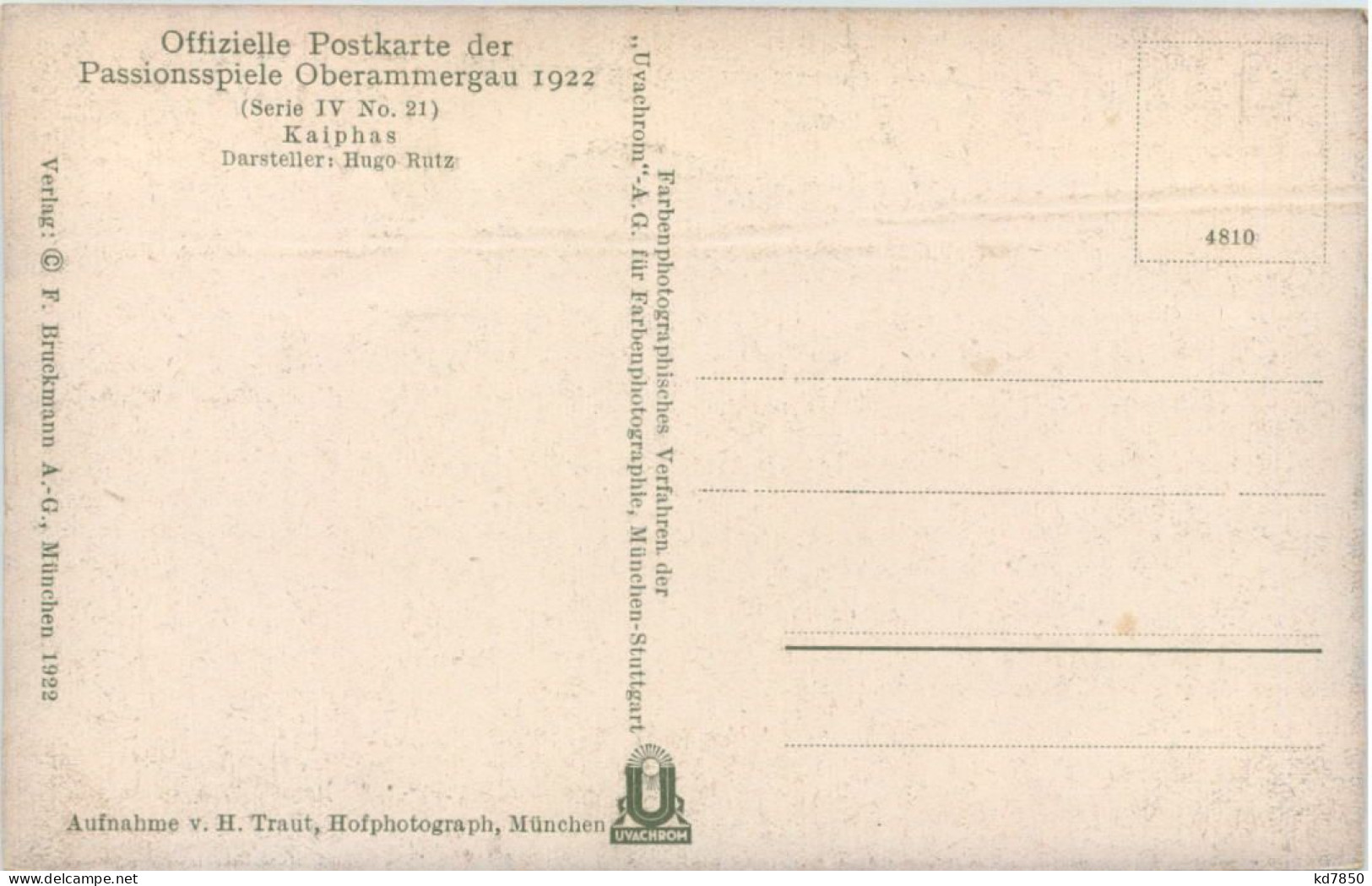 Oberammergau - Passionsspiele 1922 - Oberammergau