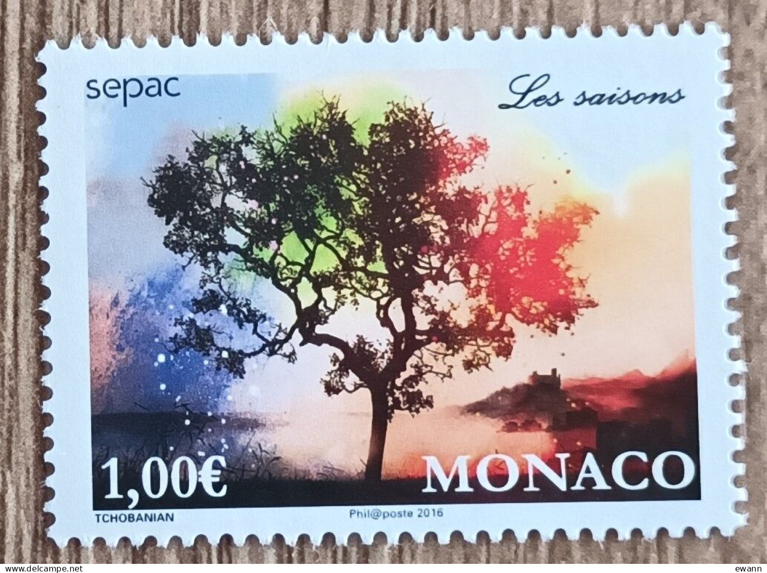 Monaco - YT N°3044 - Sepac / Les Saisons - 2016 - Neuf - Unused Stamps