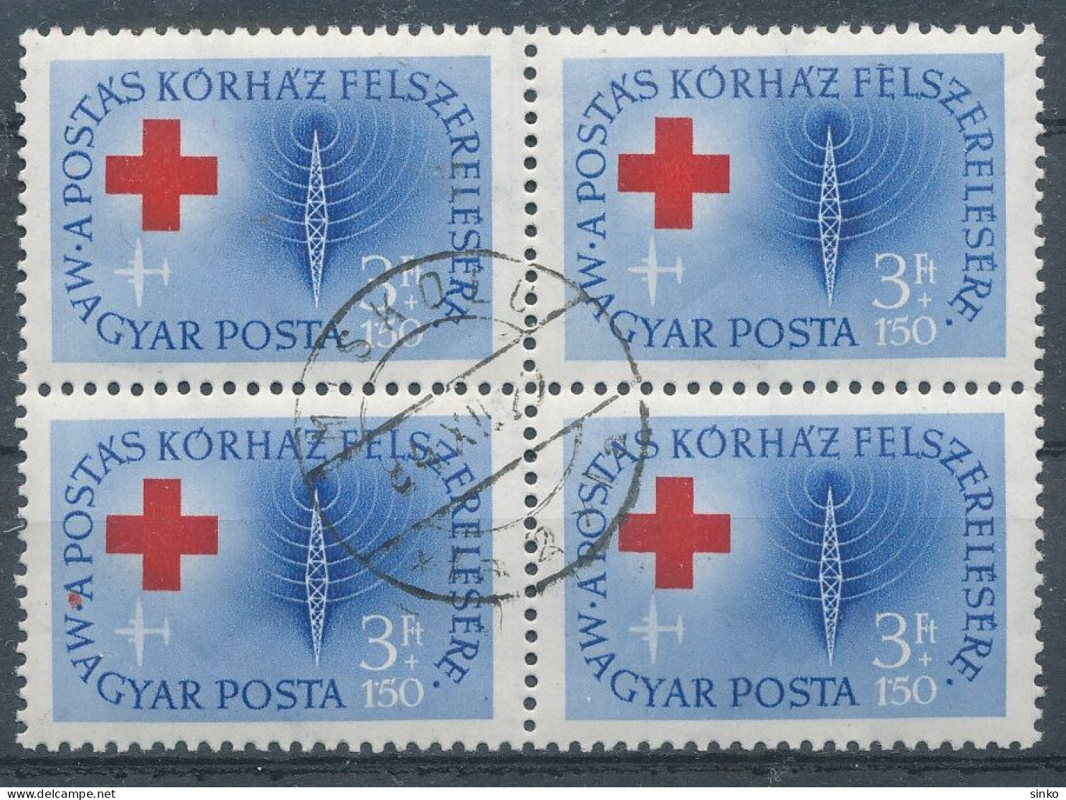 1957. Postal Hospital - L - Misprint - Variedades Y Curiosidades